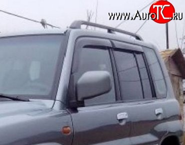 999 р. Комплект дефлекторов окон (ветровиков) 4 шт. (5 дверей) Russtal Mitsubishi Pajero iO (1998-2007)  с доставкой в г. Горно‑Алтайск