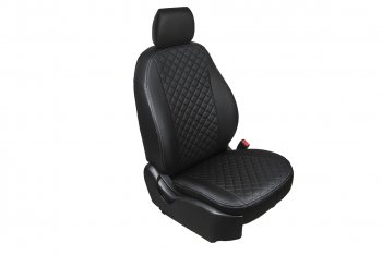 Чехлы для сидений SeiNtex (экокожа) Mitsubishi Pajero Sport QE дорестайлинг (2015-2021)