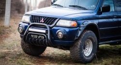 2 099 р. Подиумы противотуманных фар RA Mitsubishi Pajero Sport PA дорестайлинг (1996-2004)  с доставкой в г. Горно‑Алтайск. Увеличить фотографию 3