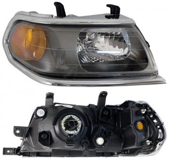 Правая фара SAT Mitsubishi Pajero Sport  PA (1996-2008) дорестайлинг, рестайлинг