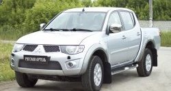 2 179 р. Защитная сетка решетки переднего бампера РА Mitsubishi Pajero Sport PB дорестайлинг (2008-2013)  с доставкой в г. Горно‑Алтайск. Увеличить фотографию 3