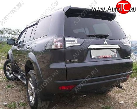 9 049 р. Спойлер CT Mitsubishi Pajero Sport PB рестайлинг (2013-2017) (Неокрашенный)  с доставкой в г. Горно‑Алтайск