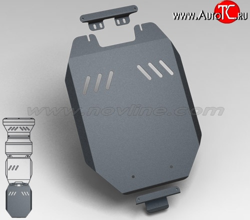 789 р. Защита раздаточной коробки Novline (3.2, АКПП/МКПП, 3 мм) Mitsubishi Pajero Sport PB дорестайлинг (2008-2013)  с доставкой в г. Горно‑Алтайск