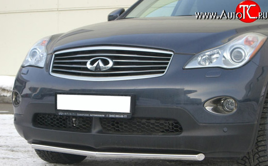 15 999 р. Защита переднего бампера (Ø42 мм, нержавейка) SLITKOFF INFINITI EX35 J50 (2007-2013)  с доставкой в г. Горно‑Алтайск