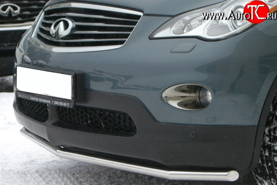 15 999 р. Защита переднего бампера (Ø42 мм, нержавейка) SLITKOFF INFINITI EX35 J50 (2007-2013)  с доставкой в г. Горно‑Алтайск