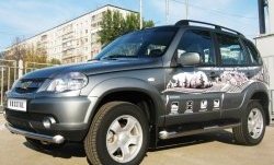 14 949 р. Одинарная защита переднего бампера Bertone диаметром 76 мм  Chevrolet Niva  2123 (2009-2020), Лада 2123 (Нива Шевроле) (2009-2021)  с доставкой в г. Горно‑Алтайск. Увеличить фотографию 3