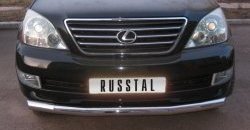 20 449 р. Одинарная защита переднего бампера SLITKOFF 76 мм Lexus GX470 J120 дорестайлинг (2002-2007)  с доставкой в г. Горно‑Алтайск. Увеличить фотографию 2