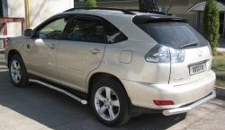 16 899 р. Защита заднего бампера (Ø63 мм, нержавейка) SLITKOFF Lexus RX300 XU30 дорестайлинг (2003-2006)  с доставкой в г. Горно‑Алтайск. Увеличить фотографию 1