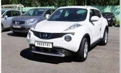 15 799 р. Одинарная защита переднего бампера SLITKOFF диаметром 63 мм Nissan Juke 1 YF15 дорестайлинг (2010-2014)  с доставкой в г. Горно‑Алтайск. Увеличить фотографию 7