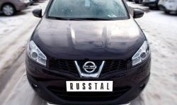 16 899 р. Одинарная защита переднего бампера SLITKOFF диаметром 63 мм Nissan Qashqai 1 J10 рестайлинг (2010-2013)  с доставкой в г. Горно‑Алтайск. Увеличить фотографию 2