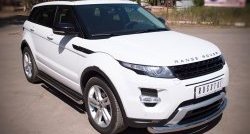 16 799 р. Одинарная защита переднего бампера SLITKOFF диаметром 76 мм (Dynamic) Land Rover Range Rover Evoque 1 L538 дорестайлинг 5 дв. (2011-2015)  с доставкой в г. Горно‑Алтайск. Увеличить фотографию 2