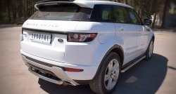 16 799 р. Защита заднего бампера (Ø76 мм, нержавейка, Dynamic) SLITKOFF Land Rover Range Rover Evoque 1 L538 дорестайлинг 5 дв. (2011-2015)  с доставкой в г. Горно‑Алтайск. Увеличить фотографию 2