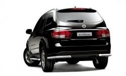 Защита заднего бампера Petroil Tuning 63 мм SSANGYONG Kyron дорестайлинг (2005-2007)