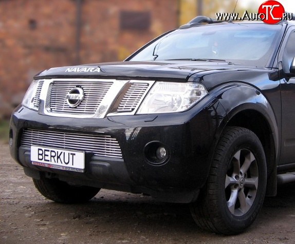 6 799 р. Декоративная вставка решетки радиатора Berkut Nissan Pathfinder R51 рестайлинг (2009-2014)  с доставкой в г. Горно‑Алтайск