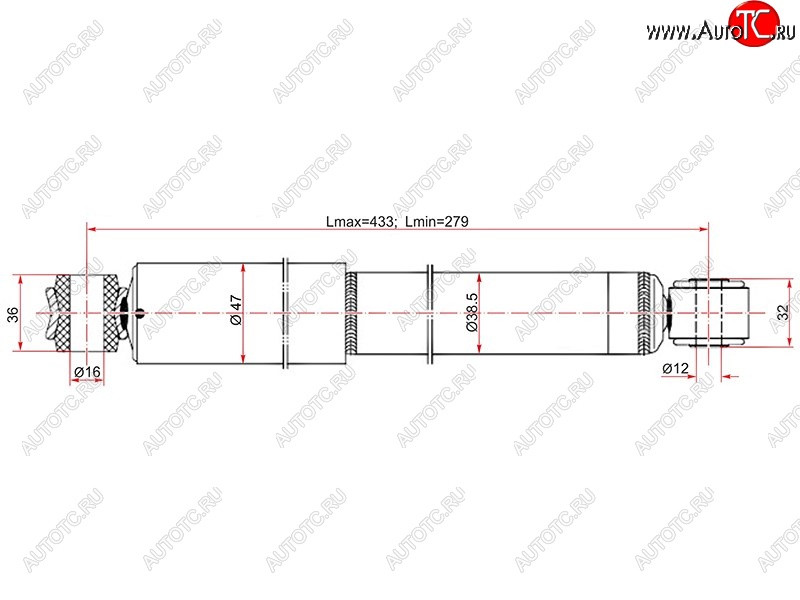 1 669 р. Амортизатор задний LH=RH SAT Nissan Expert дорестайлинг (1998-2002)  с доставкой в г. Горно‑Алтайск