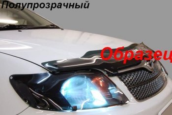 2 049 р. Дефлектор капота CA-Plastiс  Nissan AD  Y12 (2006-2016) дорестайлинг (Classic полупрозрачный, Без надписи)  с доставкой в г. Горно‑Алтайск. Увеличить фотографию 2