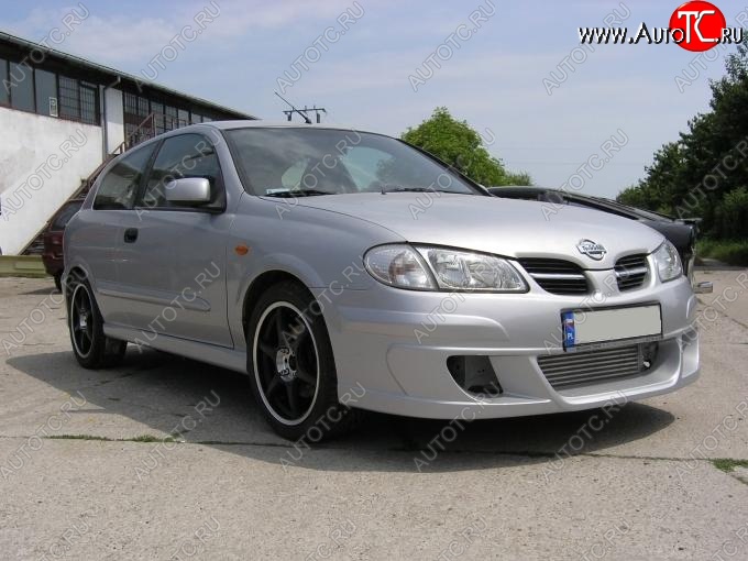 24 999 р. Передний бампер Rieger Nissan Almera N16 седан дорестайлинг (2000-2003)  с доставкой в г. Горно‑Алтайск