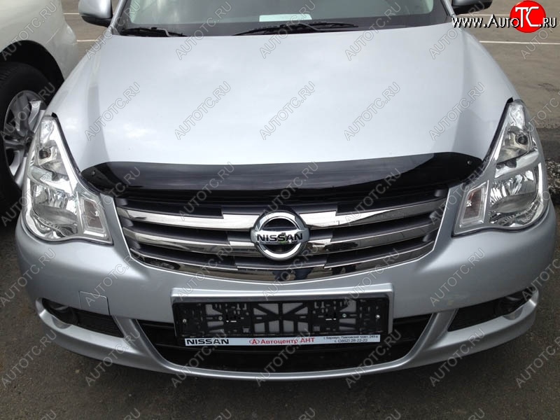 2 879 р. Дефлектор капота NovLine-Autofamily Nissan Almera G15 седан (2012-2019)  с доставкой в г. Горно‑Алтайск