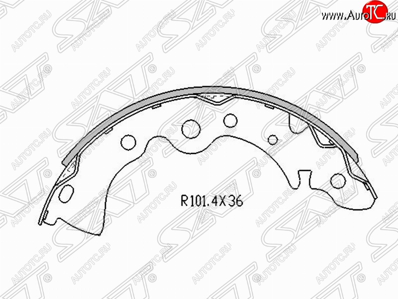 1 299 р. Колодки тормозные задние EURO SAT  Nissan Almera Classic  седан (2006-2013) B10  с доставкой в г. Горно‑Алтайск