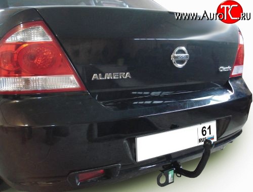 29 599 р. Фаркоп Лидер Плюс  Nissan Almera Classic  седан (2006-2013) B10 (Без электропакета)  с доставкой в г. Горно‑Алтайск