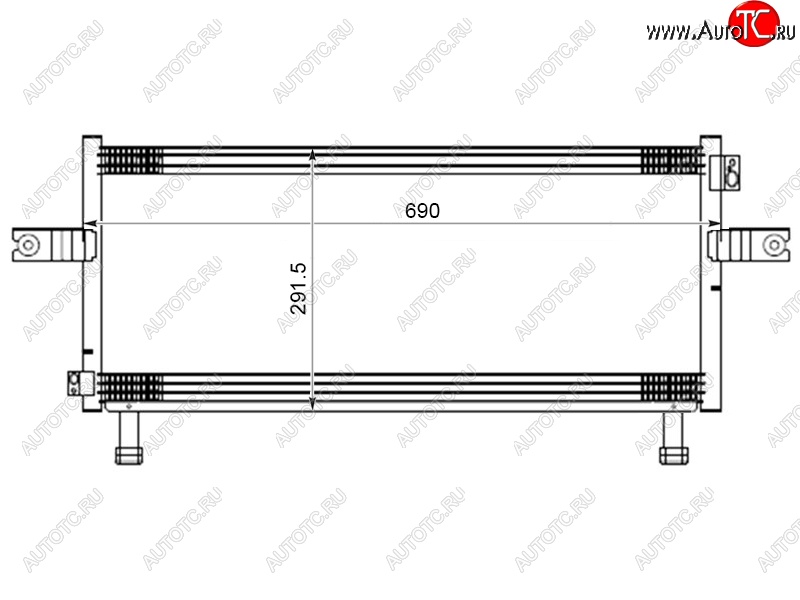 6 249 р. Радиатор кондиционера SAT  Nissan Avenir - Expert  с доставкой в г. Горно‑Алтайск