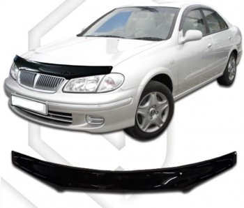 Дефлектор капота CA-Plastic Nissan Bluebird Sylphy седан G10 дорестайлинг (2000-2003)