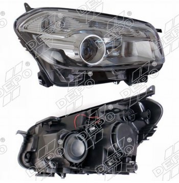 Правая фара (Евросвет) DEPO Nissan Dualis - Qashqai +2  1