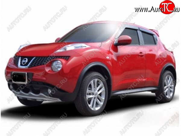 4 999 р. Накладка на передний бампер Impul-style Nissan Juke 1 YF15 дорестайлинг (2010-2014) (Неокрашенная)  с доставкой в г. Горно‑Алтайск