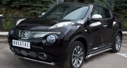 15 799 р. Одинарная защита переднего бампера SLITKOFF диаметром 63 мм (4x4) Nissan Juke 1 YF15 дорестайлинг (2010-2014)  с доставкой в г. Горно‑Алтайск. Увеличить фотографию 4