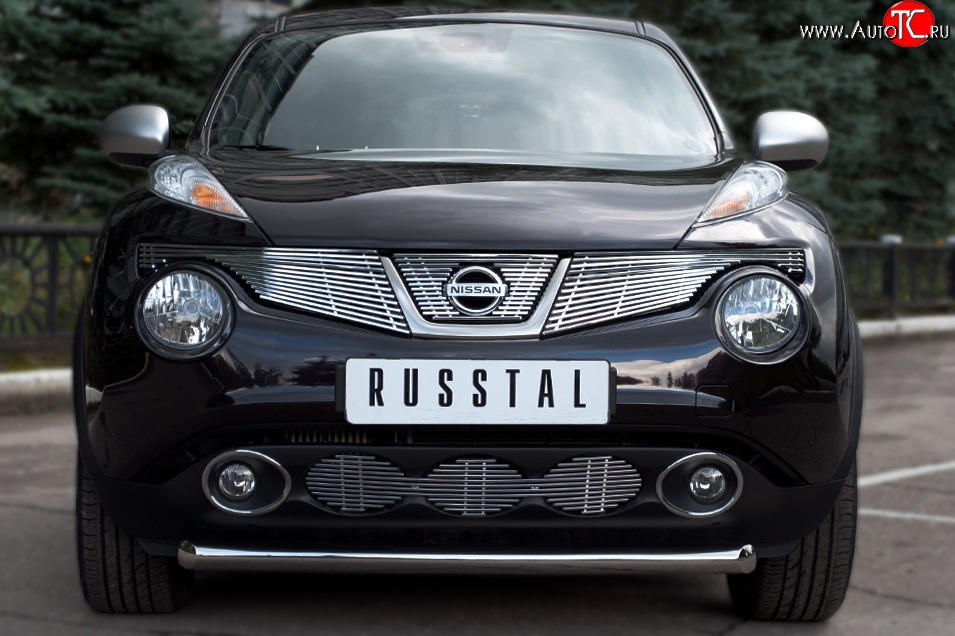 15 799 р. Одинарная защита переднего бампера SLITKOFF диаметром 63 мм (4x4) Nissan Juke 1 YF15 дорестайлинг (2010-2014)  с доставкой в г. Горно‑Алтайск