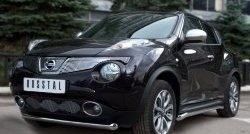 21 599 р. Защита порогов SLITKOFF из круглой трубы диаметром 63 мм (4x4) Nissan Juke 1 YF15 дорестайлинг (2010-2014)  с доставкой в г. Горно‑Алтайск. Увеличить фотографию 2