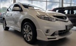 22 749 р. Комплект порогов Impul Nissan Murano 2 Z51 рестайлинг (2010-2016) (Неокрашенные)  с доставкой в г. Горно‑Алтайск. Увеличить фотографию 2