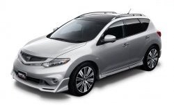 22 749 р. Комплект порогов Impul Nissan Murano 2 Z51 рестайлинг (2010-2016) (Неокрашенные)  с доставкой в г. Горно‑Алтайск. Увеличить фотографию 9