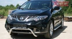 Защита переднего бампера Souz-96 (d60) Nissan Murano 2 Z51 рестайлинг (2010-2016)