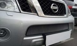 Сетка на бампер (рестайлинг) Novline Nissan Navara 2 D40 дорестайлинг (2004-2010)