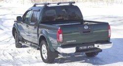 1 659 р. Накладки на борта кузова автомобиля RA Nissan Navara 2 D40 дорестайлинг (2004-2010) (Задний откидной борт)  с доставкой в г. Горно‑Алтайск. Увеличить фотографию 2