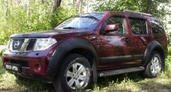 3 599 р. Молдинги дверей RA (узкие, комплект) Nissan Pathfinder R51 рестайлинг (2009-2014) (Поверхность глянец (под окраску), Неокрашенные)  с доставкой в г. Горно‑Алтайск. Увеличить фотографию 4