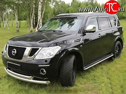 34 149 р. Накладки на колёсные арки Safary Nissan Patrol 6 Y62 дорестайлинг (2010-2014) (Неокрашенные)  с доставкой в г. Горно‑Алтайск