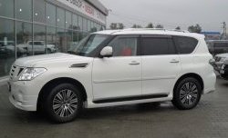 43 999 р. Комплект порогов Impul Nissan Patrol 6 Y62 дорестайлинг (2010-2014) (Неокрашенные)  с доставкой в г. Горно‑Алтайск. Увеличить фотографию 7