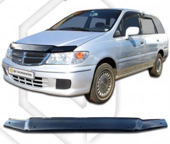 Дефлектор капота CA-Plastic Nissan (Нисан) Presage (Пресаж)  U30 (1998-2001) U30 дорестайлинг