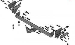 Фаркоп Russtal Nissan Qashqai 1 дорестайлинг (2007-2010)