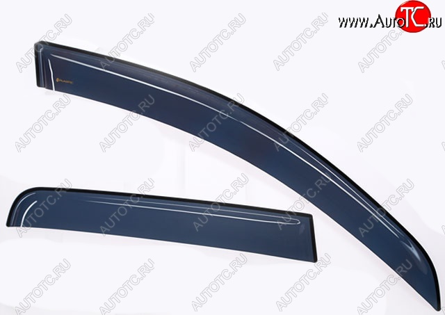1 989 р. Дефлектора окон CA-Plastic  Nissan Qashqai  2 (2017-2022) J11 рестайлинг (Classic полупрозрачный, Без хром.молдинга)  с доставкой в г. Горно‑Алтайск
