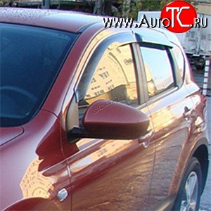 4 199 р. Дефлекторы окон (ветровики) Novline 4 шт Nissan Qashqai 1 J10 рестайлинг (2010-2013)  с доставкой в г. Горно‑Алтайск