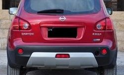 Накладка на задний бампер CT Nissan Qashqai 1 дорестайлинг (2007-2010)