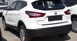 1 689 р. Накладка на задний бампер RA Nissan Qashqai 2 J11 рестайлинг (2017-2022)  с доставкой в г. Горно‑Алтайск. Увеличить фотографию 2