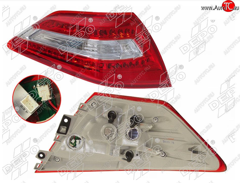 4 999 р. Левый фонарь задний DEPO Nissan Teana 2 J32 дорестайлинг (2008-2011)  с доставкой в г. Горно‑Алтайск