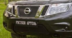 2 199 р. Защитная сетка решетки переднего бампера РА Nissan Terrano D10 рестайлинг (2016-2022)  с доставкой в г. Горно‑Алтайск. Увеличить фотографию 2