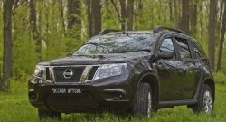 2 199 р. Защитная сетка решетки переднего бампера РА Nissan Terrano D10 рестайлинг (2016-2022)  с доставкой в г. Горно‑Алтайск. Увеличить фотографию 6