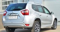 14 449 р. Одинарная защита заднего бампера из трубы диаметром 42 мм SLITKOFF Nissan Terrano D10 дорестайлинг (2013-2016)  с доставкой в г. Горно‑Алтайск. Увеличить фотографию 4