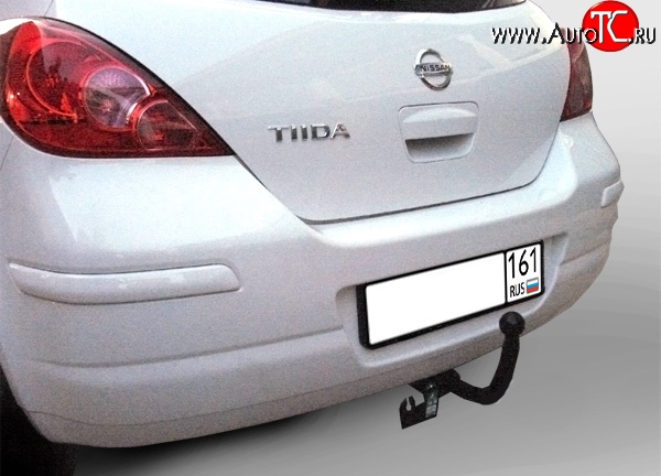 18 809 р. Фаркоп (рестайлинг) NovLine Nissan Tiida 1 хэтчбек C11 рестайлинг (2010-2014)  с доставкой в г. Горно‑Алтайск